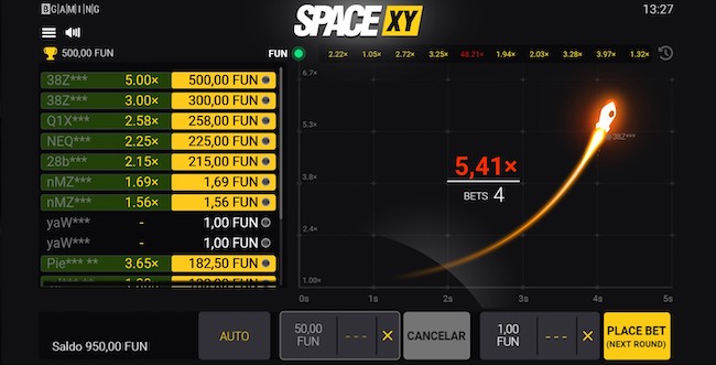 onde jogar Space XY