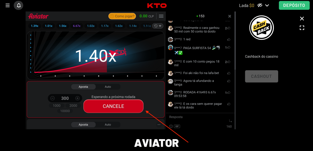 Aviator KTO: jogo do Aviãozinho de aposta