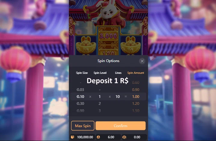 Fortune Rabbit Deposit 1 R