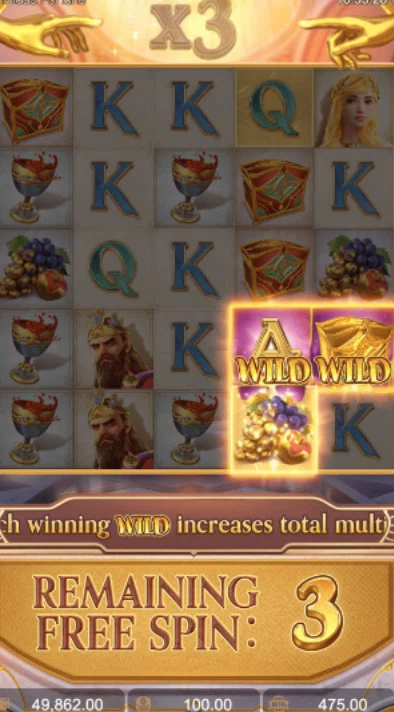 Midas Fortune free spin